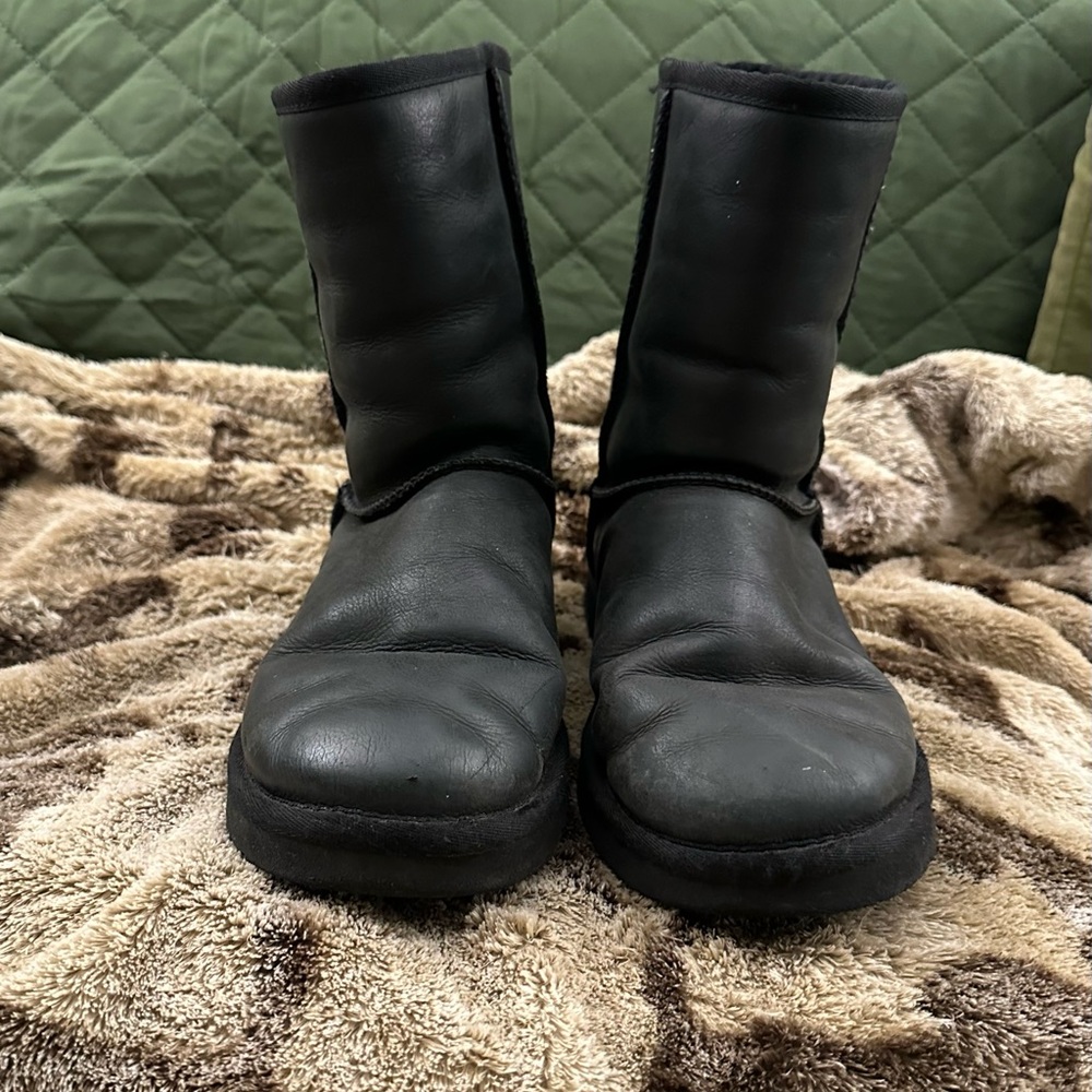 UGG Black Sheepskin Boots